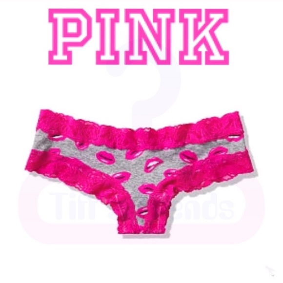 PINK Victoria's Secret Other - 🚨NEW🚨PINK•Lace Trim Cheekster•Charcoal Grey Lips